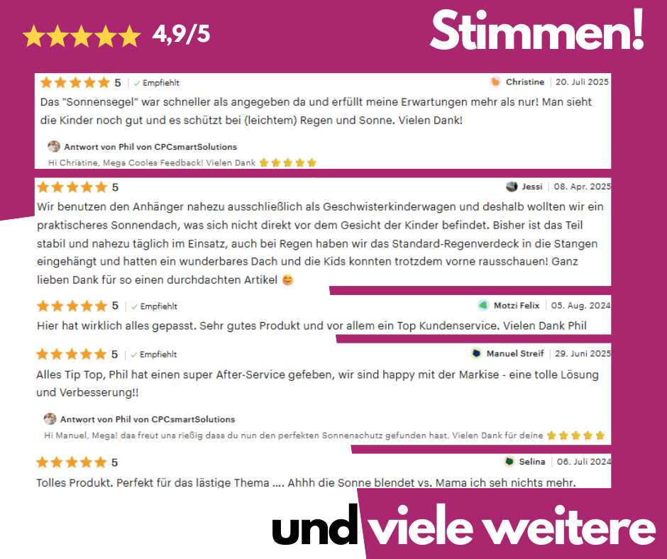 Sonnenschutz kompatibel mit Croozer Kid Vaaya