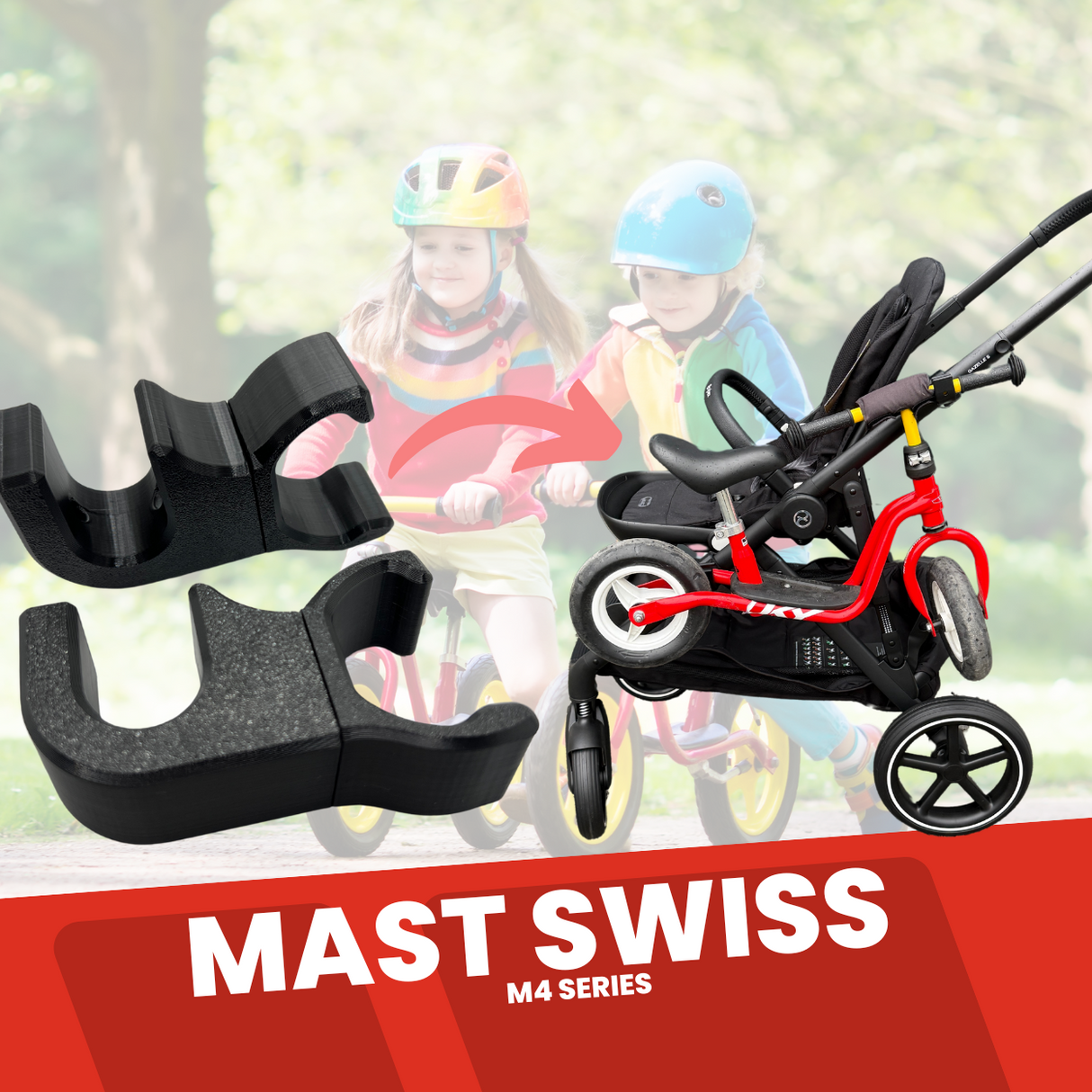 Laufradhalter passend für Mast M4