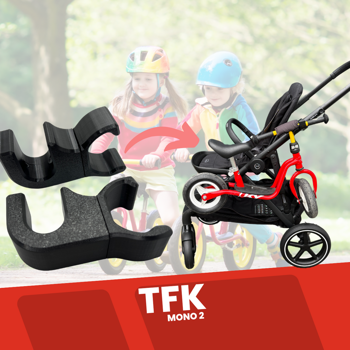 Laufradhalter kompatibel mit TFK Mono 2