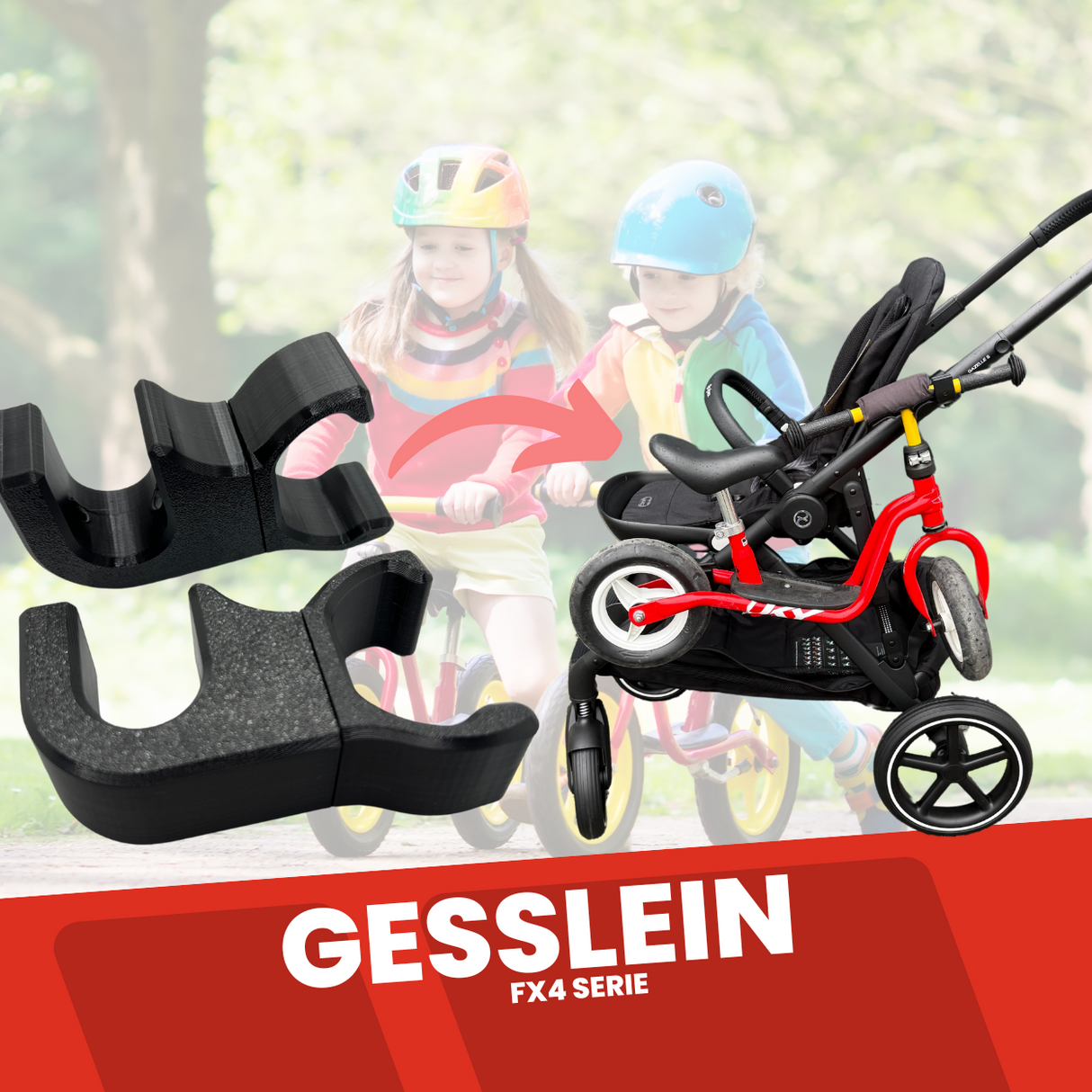 Laufradhalter passend für Gesslein FX4 Serie