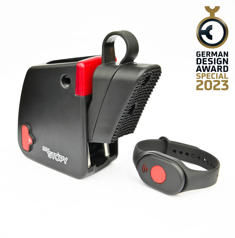MyStopy der smarte Bremsassitent für dein Laufrad