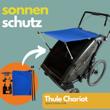 Sonnenschutz kompatibel mit Thule Chariot / Cross / Sport / Cab