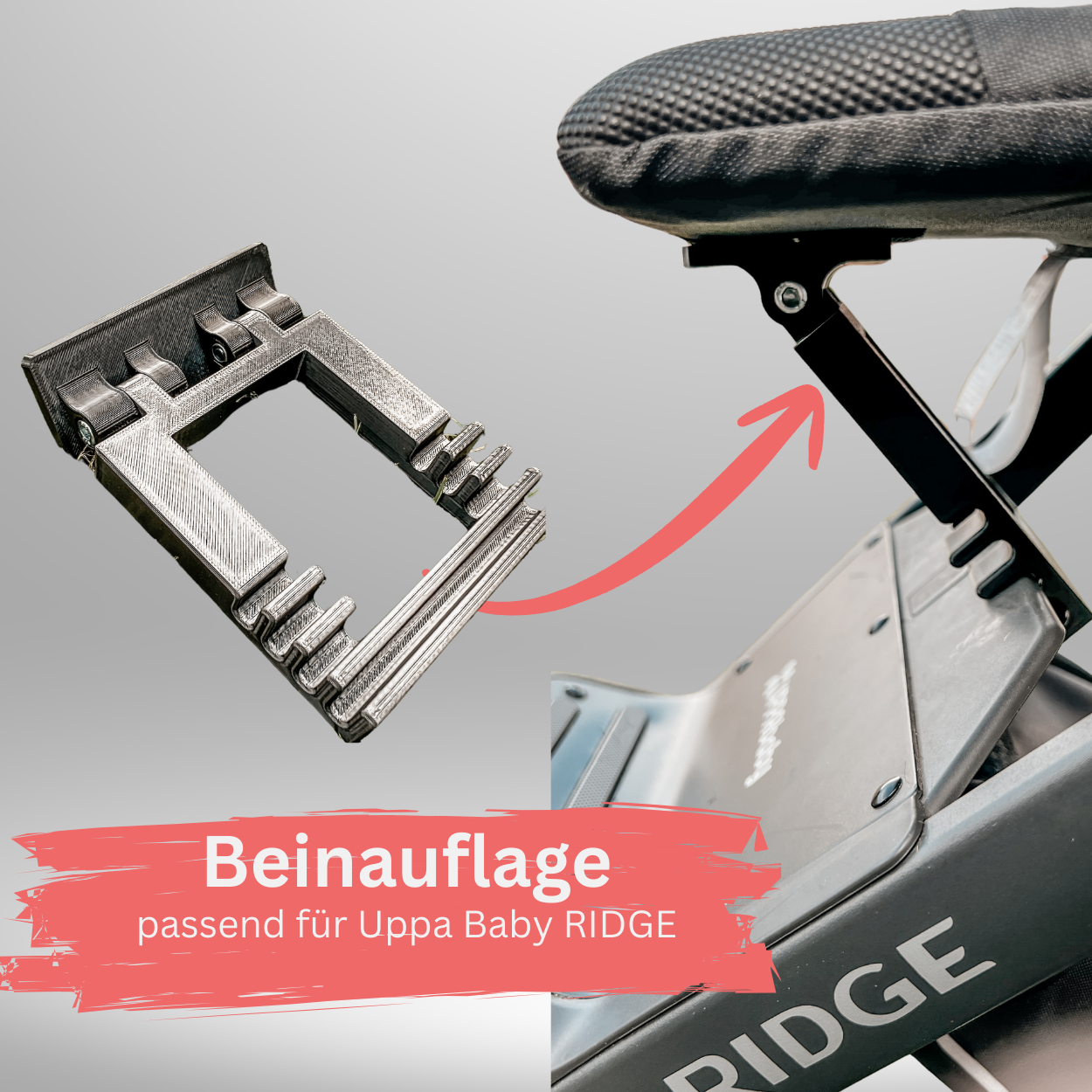 Beinauflage kompatibel mit Uppa Baby Ridge Kinderwagen