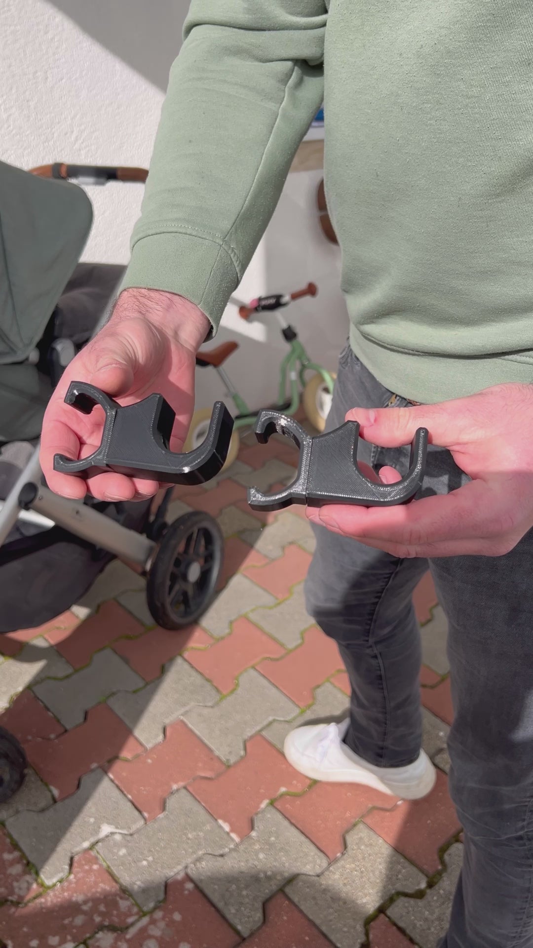 Laufradhalter kompatibel mit Uppa Baby Vista