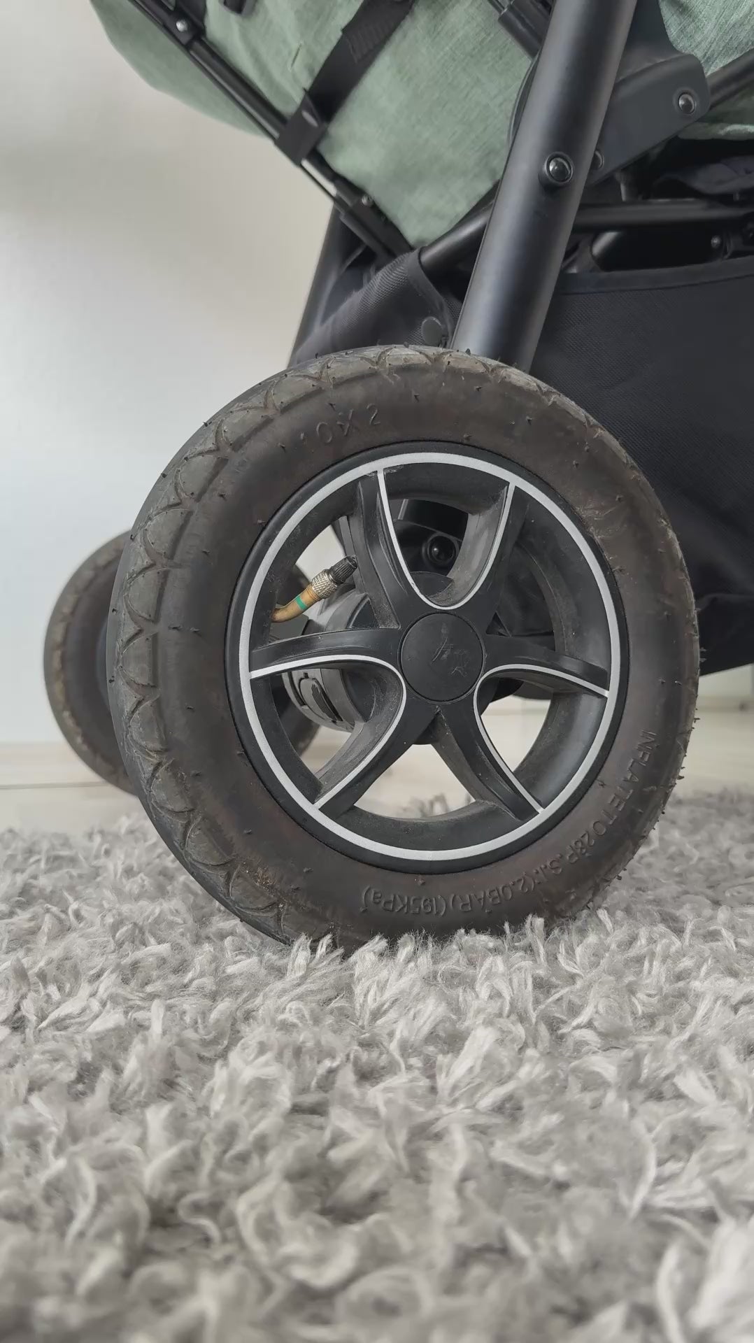 4x Reifenschutz / Radcover für Kinderwagen und Buggy